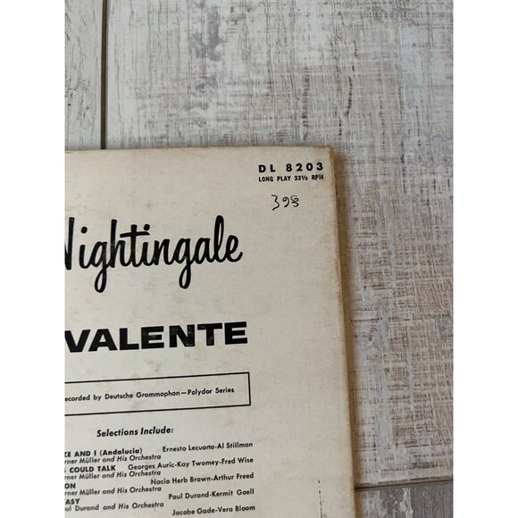 "The Hi-Fi Nightingale" Caterina Valente Vinyl Record DL 8203 Vintage Album - Picture 5 of 7